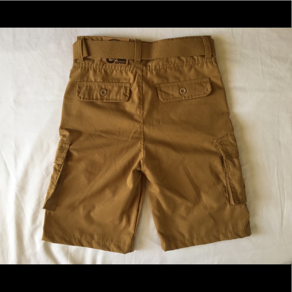 Copper Denim Tan Boy Shorts - Picture 2 of 3